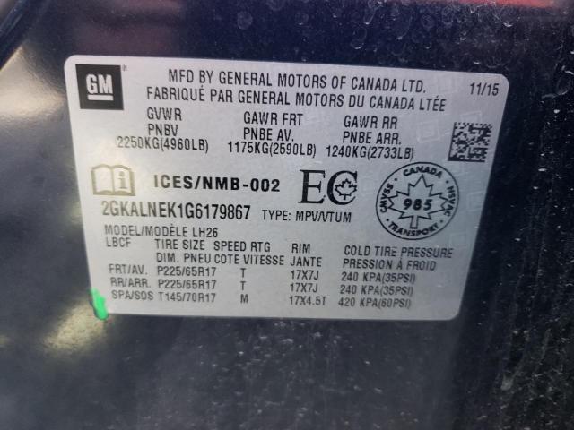 2GKALNEK1G6179867 GMC Terrain Sle