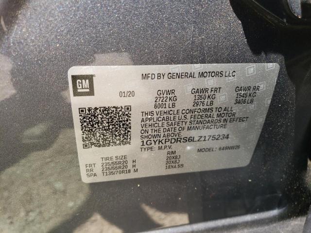 1GYKPDRS6LZ175234 Cadillac Xt6 Premium Luxury