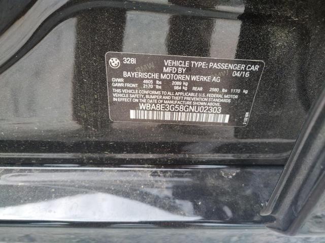 WBA8E3G58GNU02303 BMW 328 Xi Sulev
