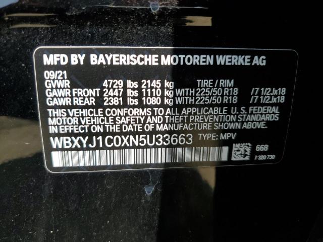 WBXYJ1C0XN5U33663 BMW X2 Xdrive28i