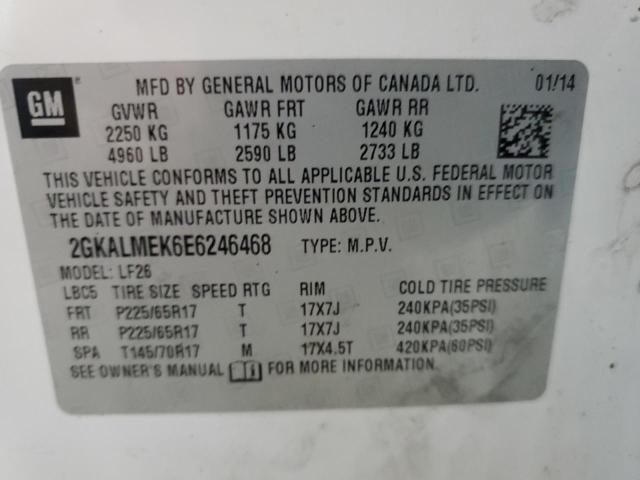 2GKALMEK6E6246468 GMC Terrain Sle