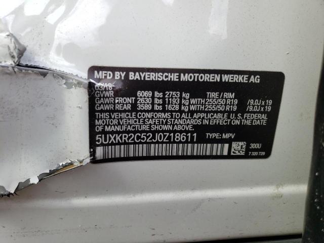 5UXKR2C52J0Z18611 BMW X5 Sdrive35i