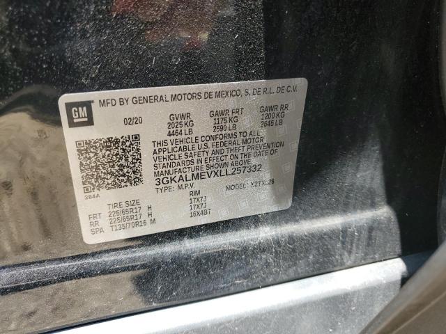 3GKALMEVXLL257332 GMC Terrain Sle
