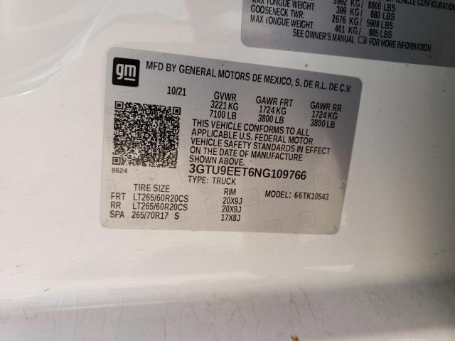 3GTU9EET6NG109766 GMC Sierra Limited K1500 At4