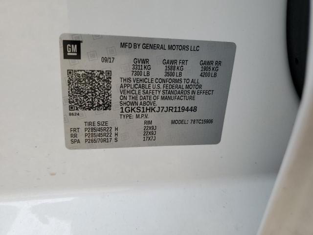 1GKS1HKJ7JR119448 GMC YUKON XL DENALI