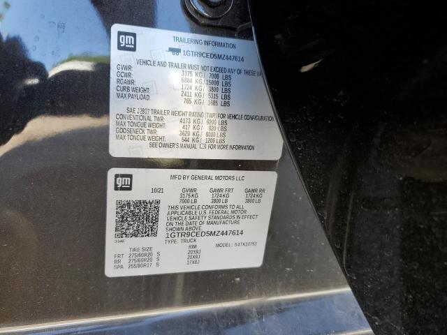 1GTR9CED5MZ447614 GMC Sierra K1500 Elevation