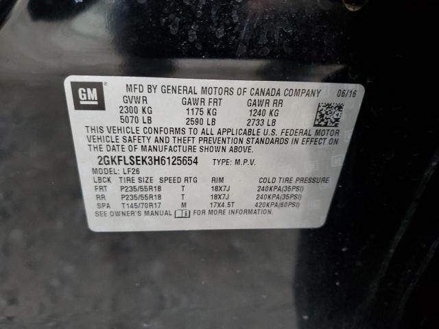 2GKFLSEK3H6125654 GMC Terrain Sle