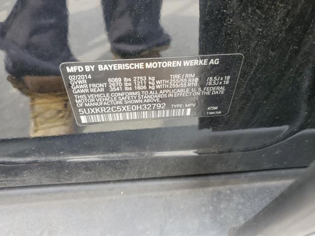 5UXKR2C5XE0H32792 BMW X5 Sdrive35i