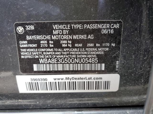 WBA8E3G50GNU05485 BMW 328 Xi Sulev