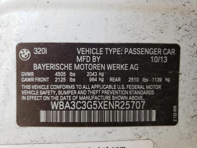WBA3C3G5XENR25707 BMW 320 I Xdrive