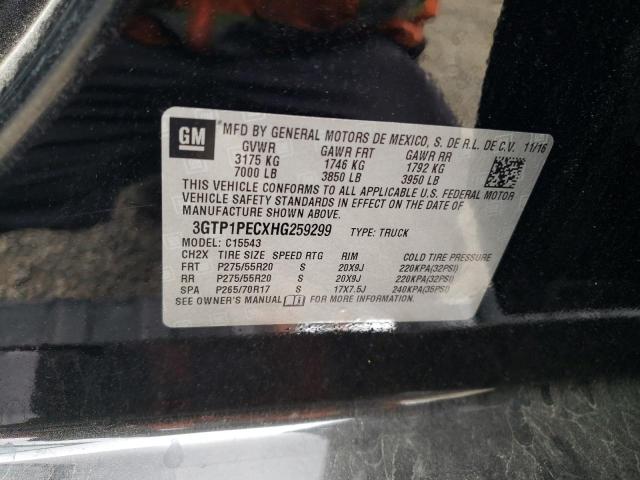 3GTP1PECXHG259299 GMC Sierra C1500 Denali