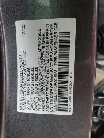 19UDE4H63PA015763 Acura Integra A-spec Tech
