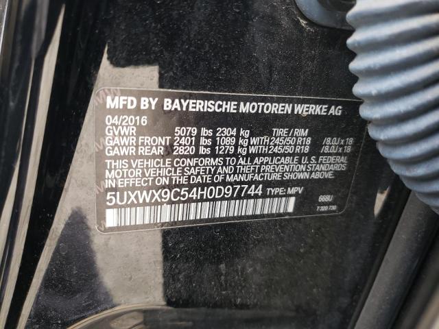 5UXWX9C54H0D97744 BMW X3 Xdrive28i