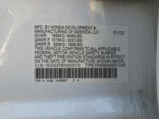 19UDE2F80NA005133 Acura Ilx Premium A-spec