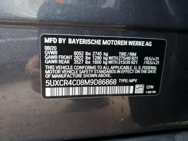 5UXCR4C08M9D86868 BMW X5 Sdrive 40i