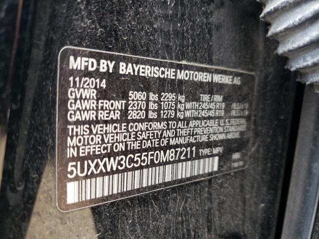 5UXXW3C55F0M87211 BMW X4 Xdrive28i