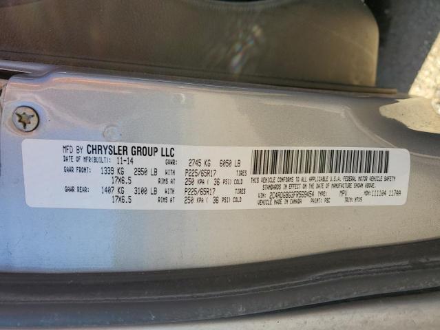 2C4RDGBG3FR569454 Dodge Grand Caravan Se