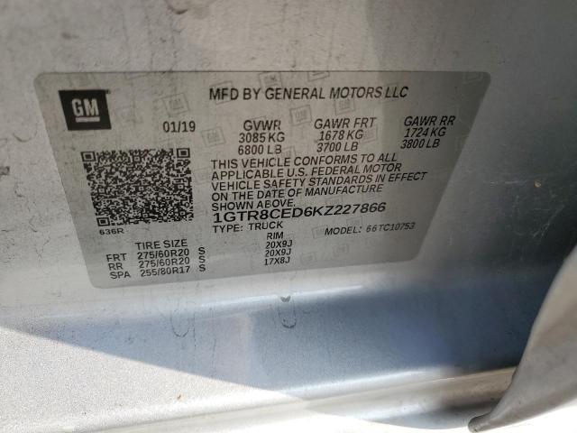 1GTR8CED6KZ227866 GMC Sierra C1500 Elevation
