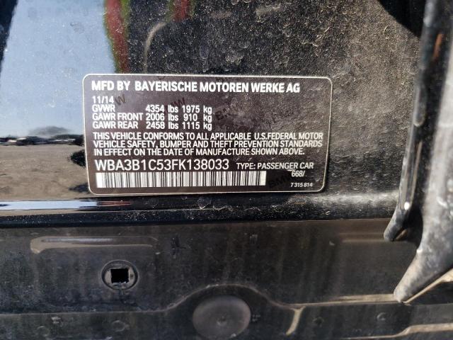 WBA3B1C53FK138033 BMW 320 I