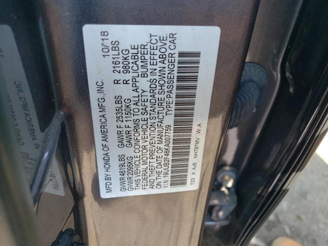 19UUB2F46KA007759 Acura Tlx Technology