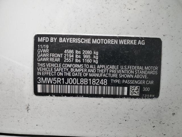 3MW5R1J00L8B18248 BMW 330I