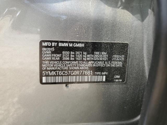 5YMKT6C57G0R77681 BMW X5 M
