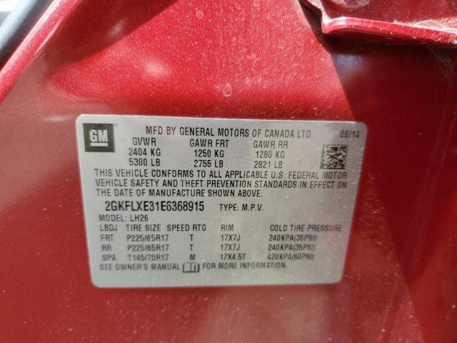 2GKFLXE31E6368915 GMC Terrain Slt