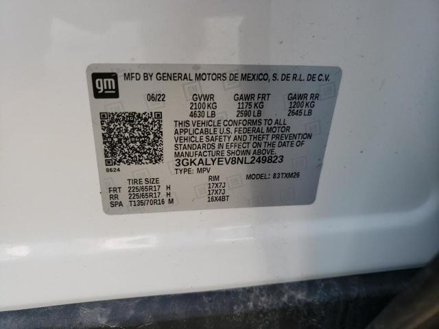 3GKALYEV8NL249823 GMC Terrain At4
