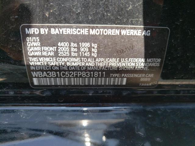 WBA3B1C52FP831811 BMW 320 I