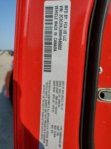 2C3CDXL98MH645022 Dodge Charger Srt Hellcat