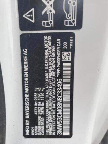 3MW53CM08N8C33496 BMW M240XI