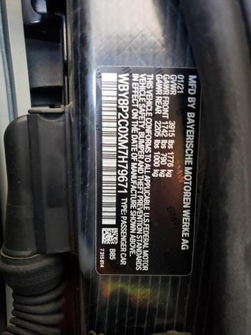 WBY8P2C0XM7H79671 BMW I3 Bev