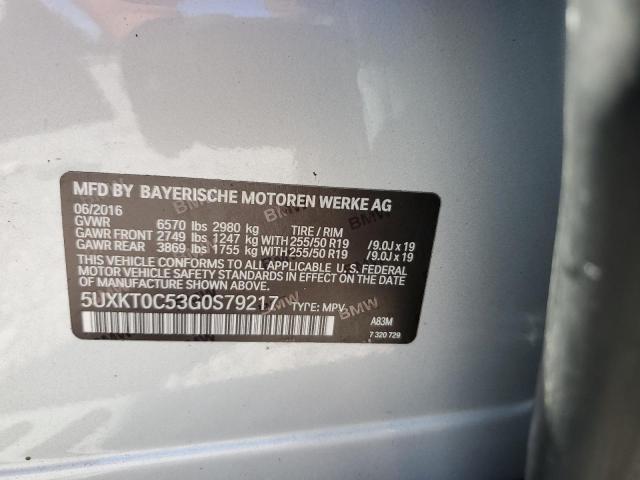 5UXKT0C53G0S79217 BMW X5 Xdr40e