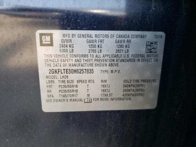 2GKFLTE30H6257835 GMC Terrain Sle