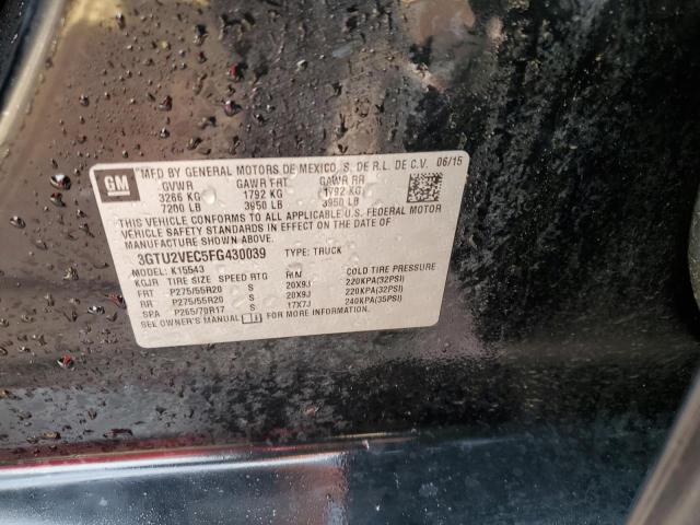 3GTU2VEC5FG430039 GMC Sierra K1500 Slt