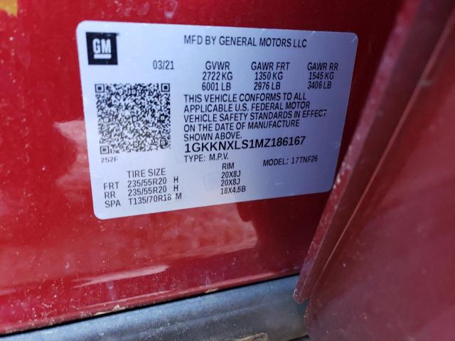 1GKKNXLS1MZ186167 GMC Acadia Denali