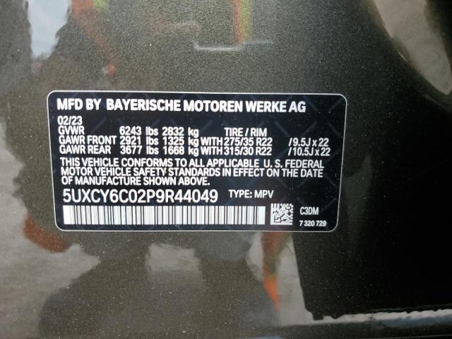5UXCY6C02P9R44049 BMW X6 Xdrive40i