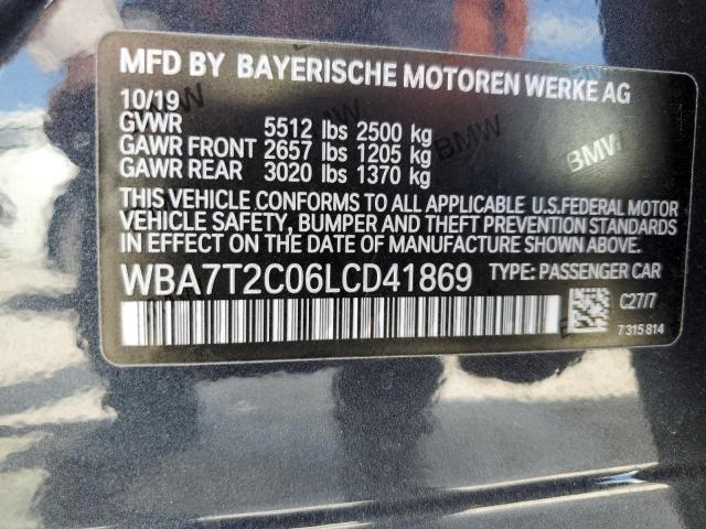 WBA7T2C06LCD41869 BMW 740 I