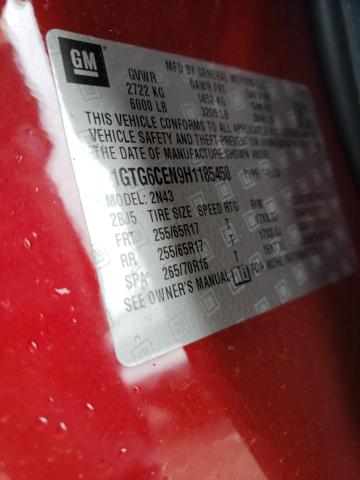 1GTG6CEN9H1185450 GMC CANYON SLE