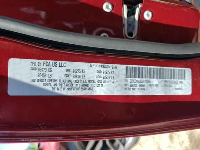 2C3CDXGJ1LH171305 Dodge Charger Scat Pack