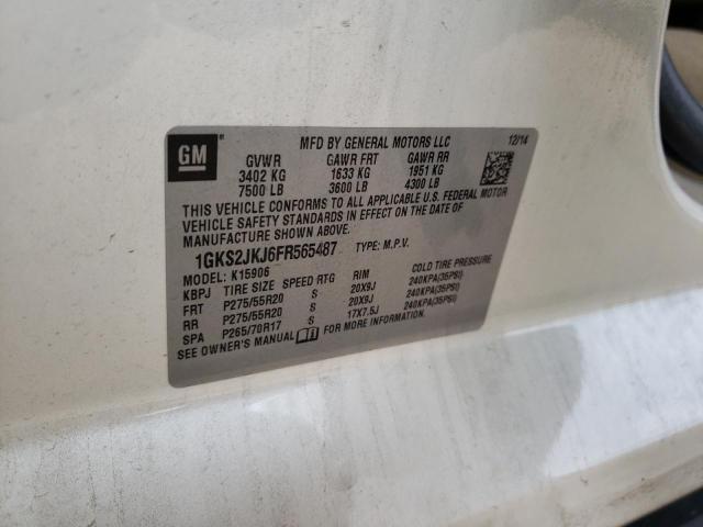 1GKS2JKJ6FR565487 GMC YUKON XL DENALI