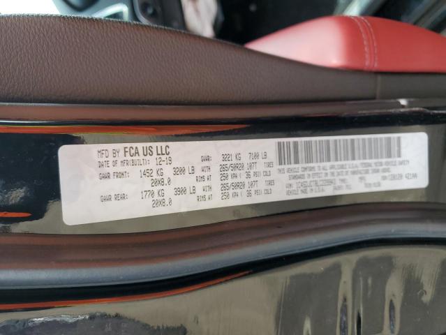 1C4SDJCT8LC229943 Dodge Durango R/t