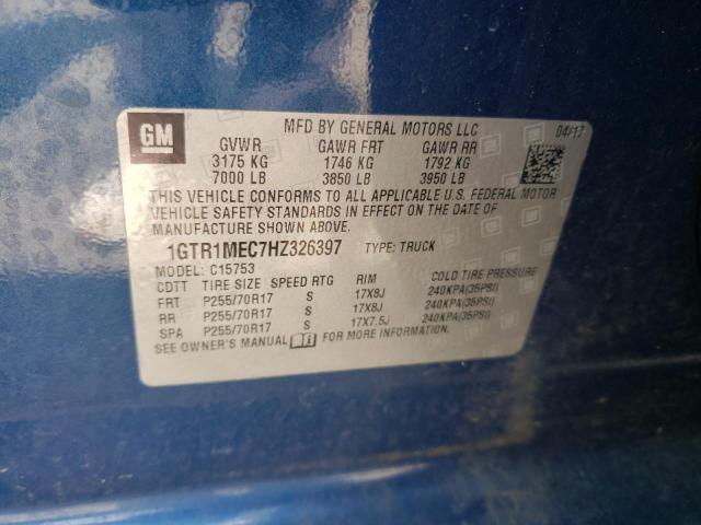 1GTR1MEC7HZ326397 GMC Sierra C1500 Sle