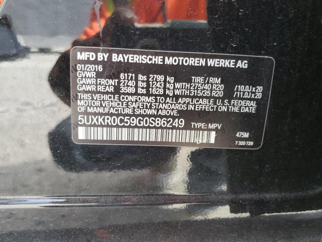 5UXKR0C59G0S86249 BMW X5 Xdrive35i