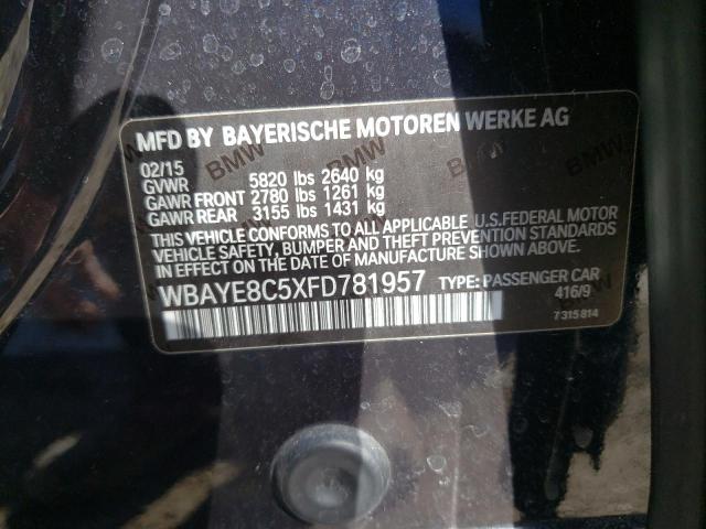WBAYE8C5XFD781957 BMW 750 LI