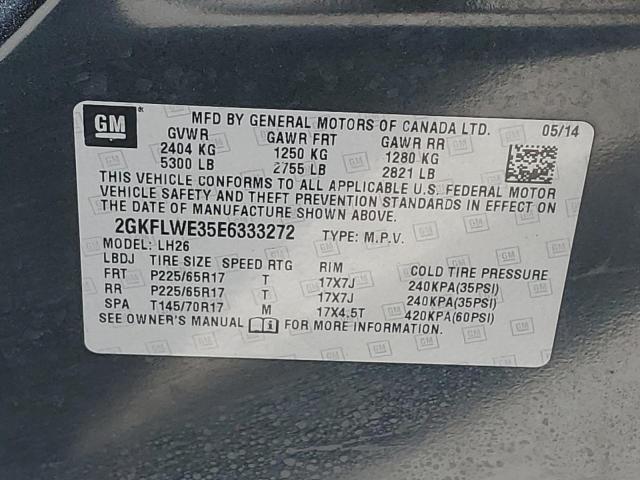 2GKFLWE35E6333272 GMC Terrain Sle