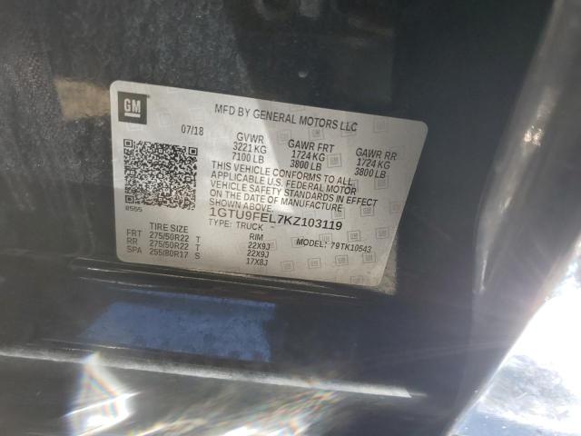 1GTU9FEL7KZ103119 GMC Sierra K1500 Denali