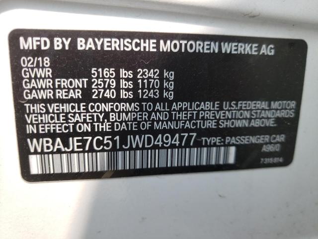 WBAJE7C51JWD49477 BMW 540 XI