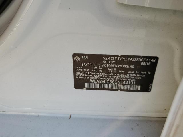 WBA8E9G56GNT44131 BMW 328 I Sulev