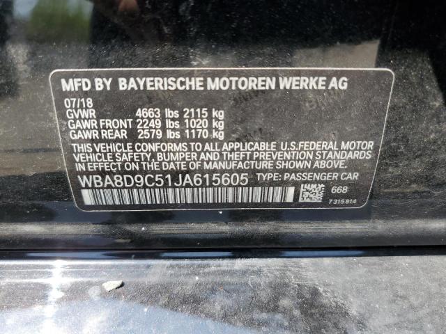 WBA8D9C51JA615605 BMW 330 XI